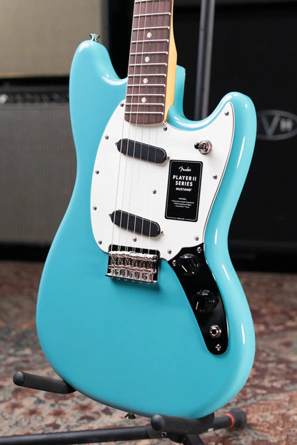 Fender Player II Mustang Electric Guitar - Aquatone Blue