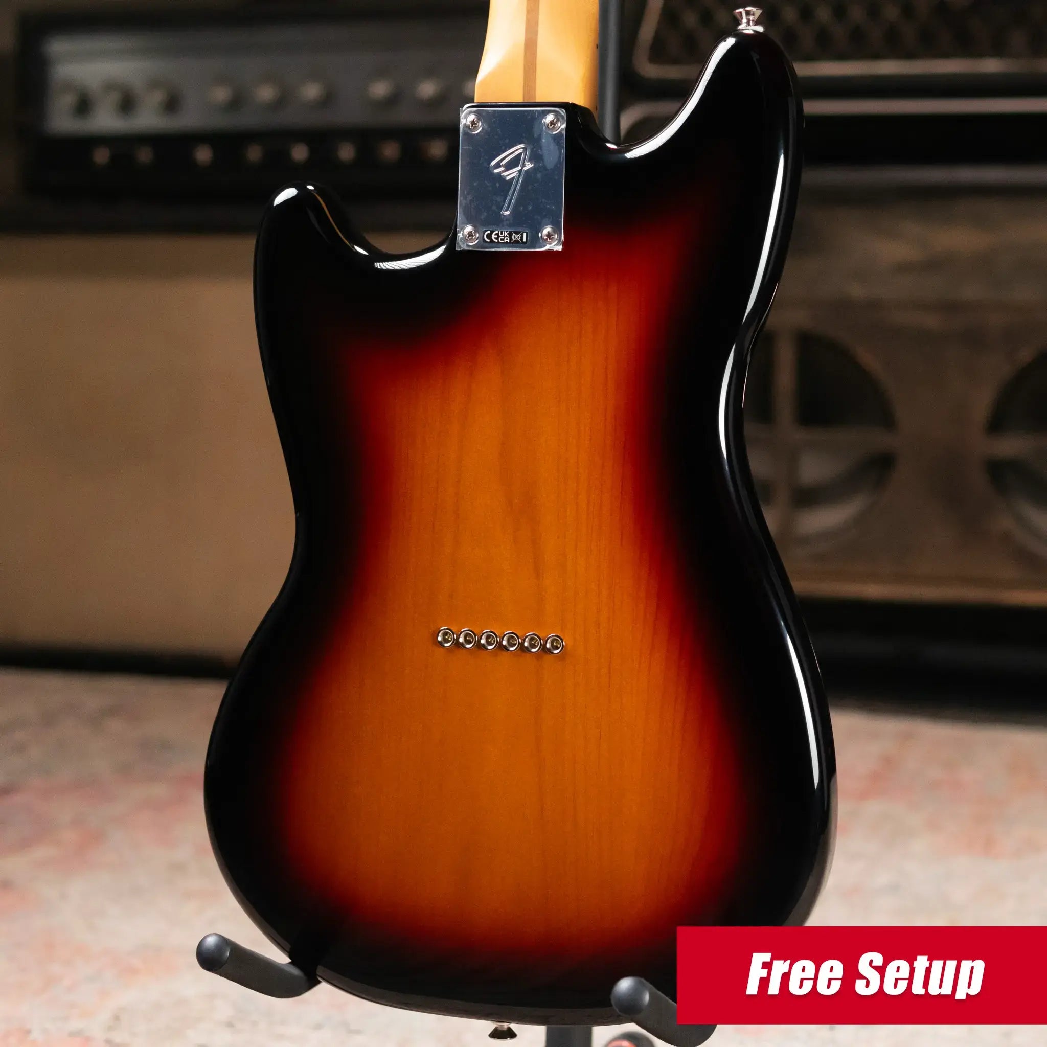 Fender Player II Mustang, Maple Fingerboard Electric Guitar - 3-Color Sunburst