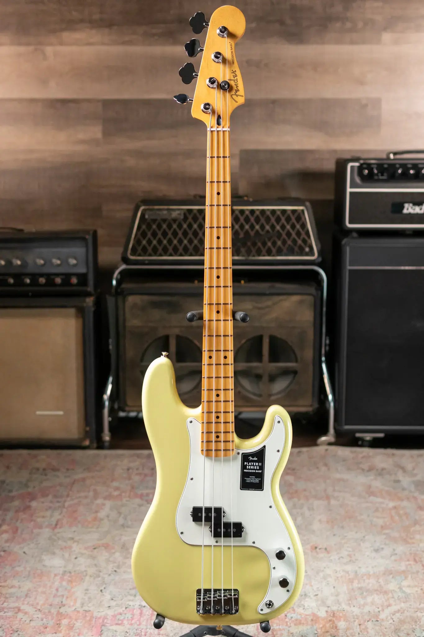 Fender Player II Precision Bass Maple Fingerboard - Hialeah Yellow