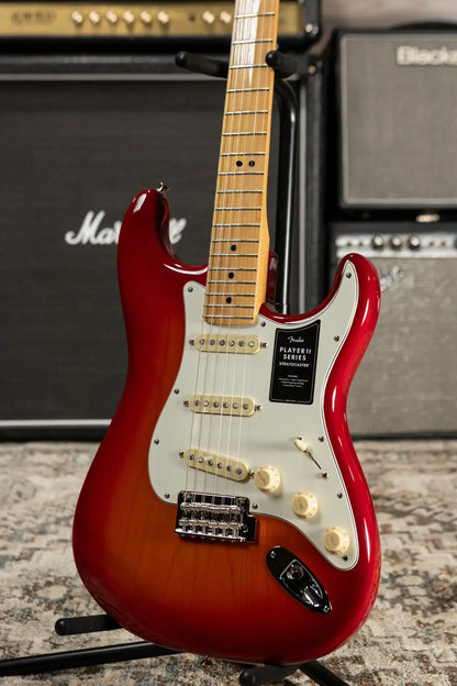 Fender Player II Stratocaster Electric Guitar - Aged Cherry Burst