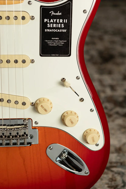 Fender Player II Stratocaster Electric Guitar - Aged Cherry Burst