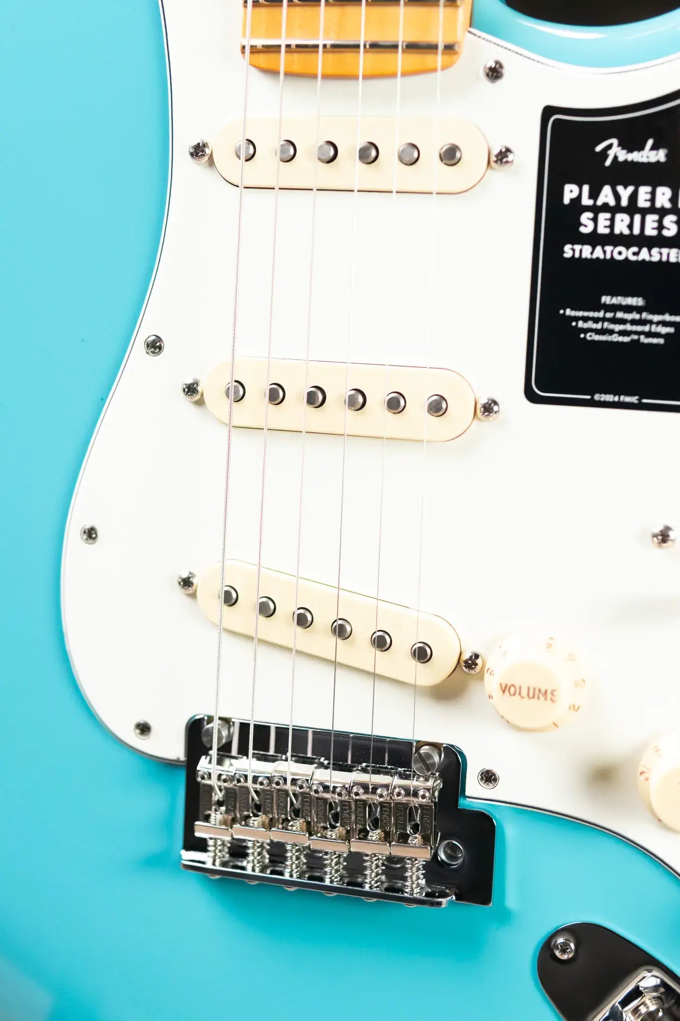 Fender Player II Stratocaster Electric Guitar - Aquatone Blue