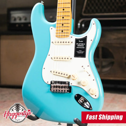 Fender Player II Stratocaster Electric Guitar - Aquatone Blue - Demo