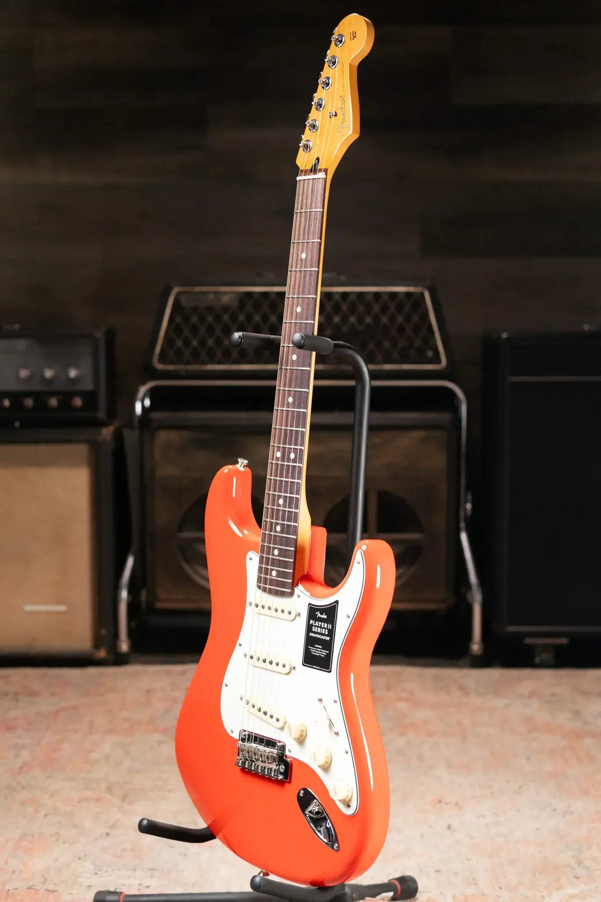 Fender Player II Stratocaster Electric Guitar - Coral Red - Demo