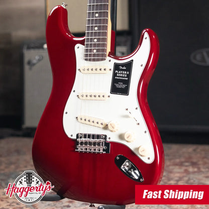 Fender Player II Stratocaster Electric Guitar - Transparent Cherry Burst