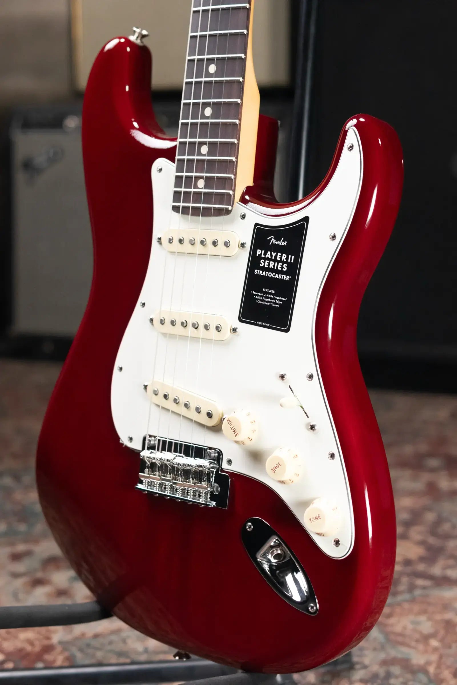 Fender Player II Stratocaster Electric Guitar - Transparent Cherry Burst