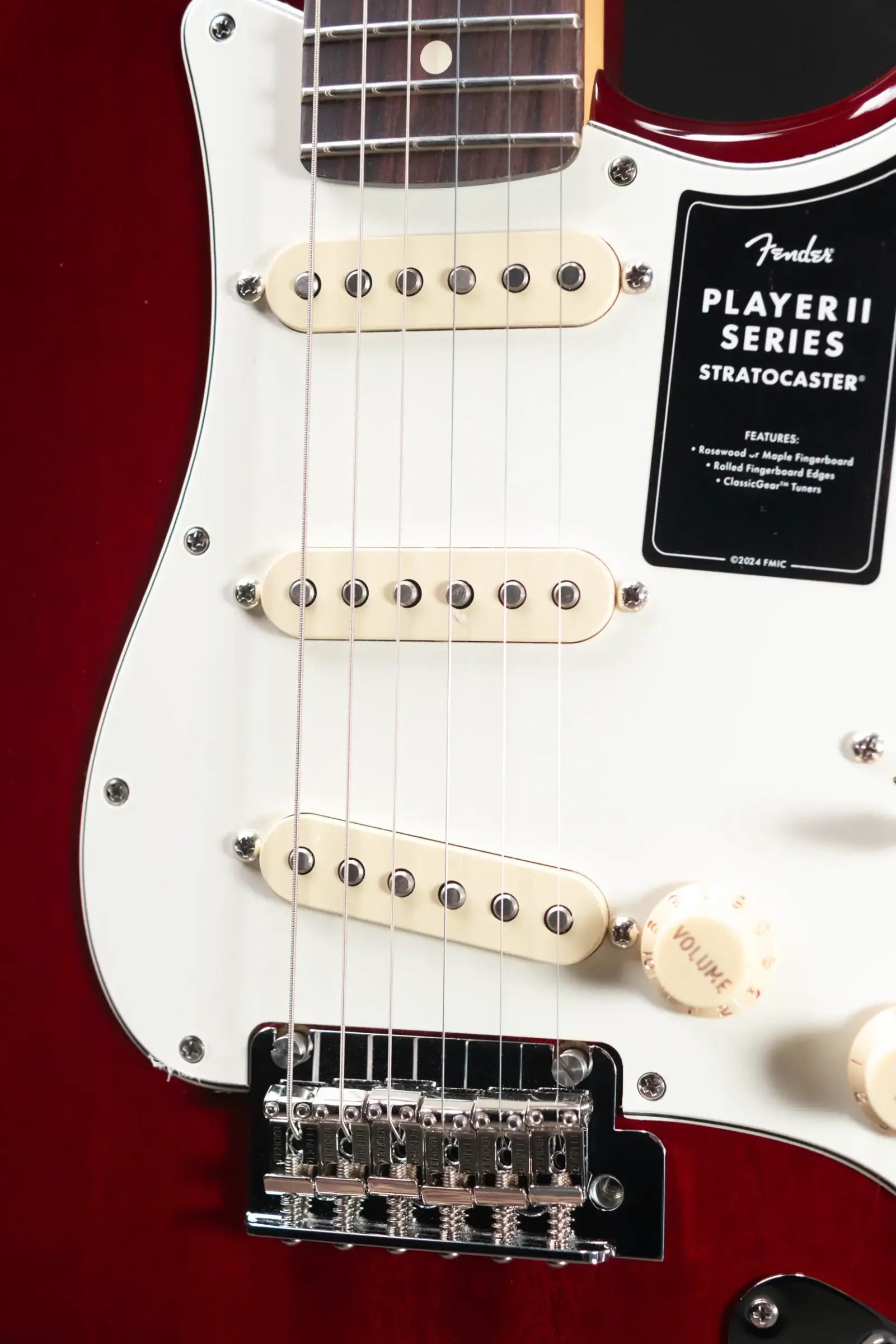 Fender Player II Stratocaster Electric Guitar - Transparent Cherry Burst