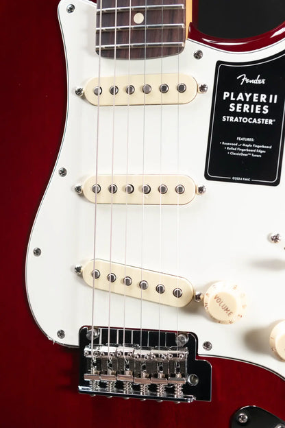 Fender Player II Stratocaster Electric Guitar - Transparent Cherry Burst