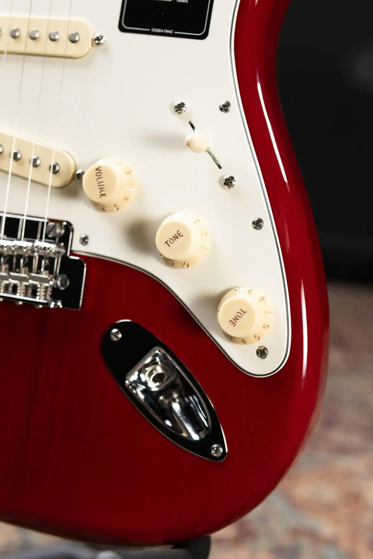 Fender Player II Stratocaster Electric Guitar - Transparent Cherry Burst - Demo
