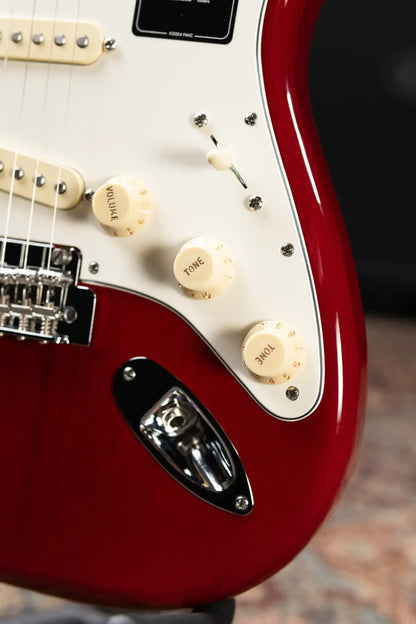 Fender Player II Stratocaster Electric Guitar - Transparent Cherry Burst - Demo