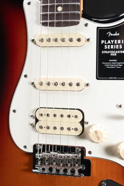 Fender Player II Stratocaster HSS Electric Guitar - 3-Color Sunburst