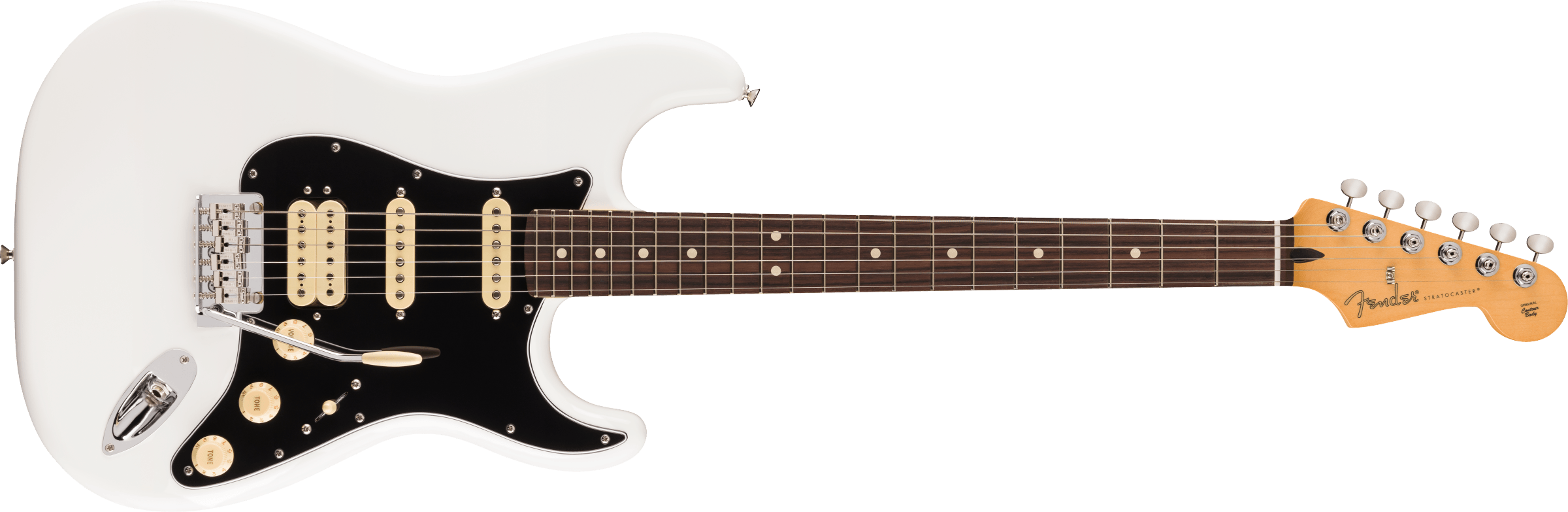Fender Player II Stratocaster® HSS, Rosewood Fingerboard, Polar White