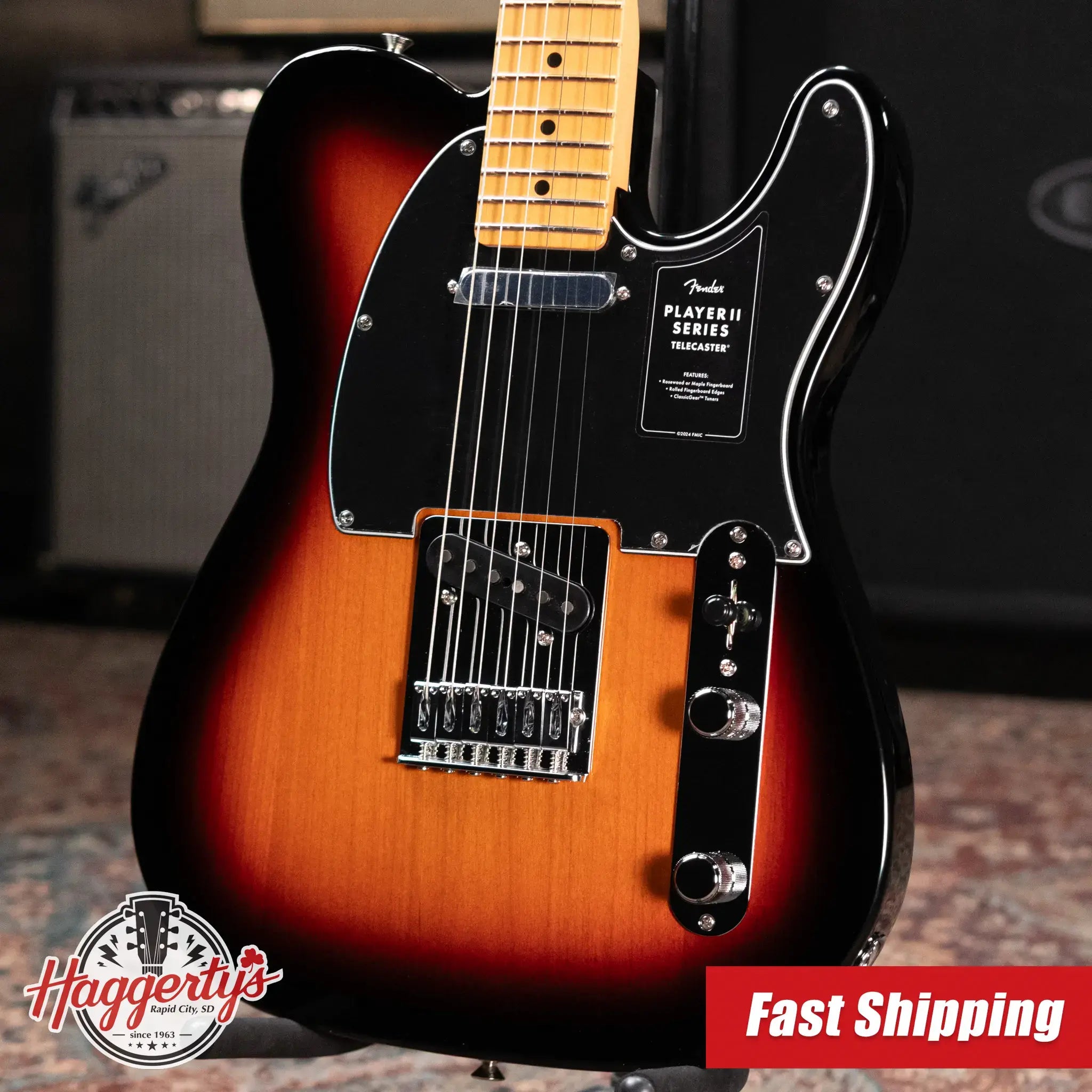 Fender Player II Telecaster Electric Guitar - 3-Color Sunburst