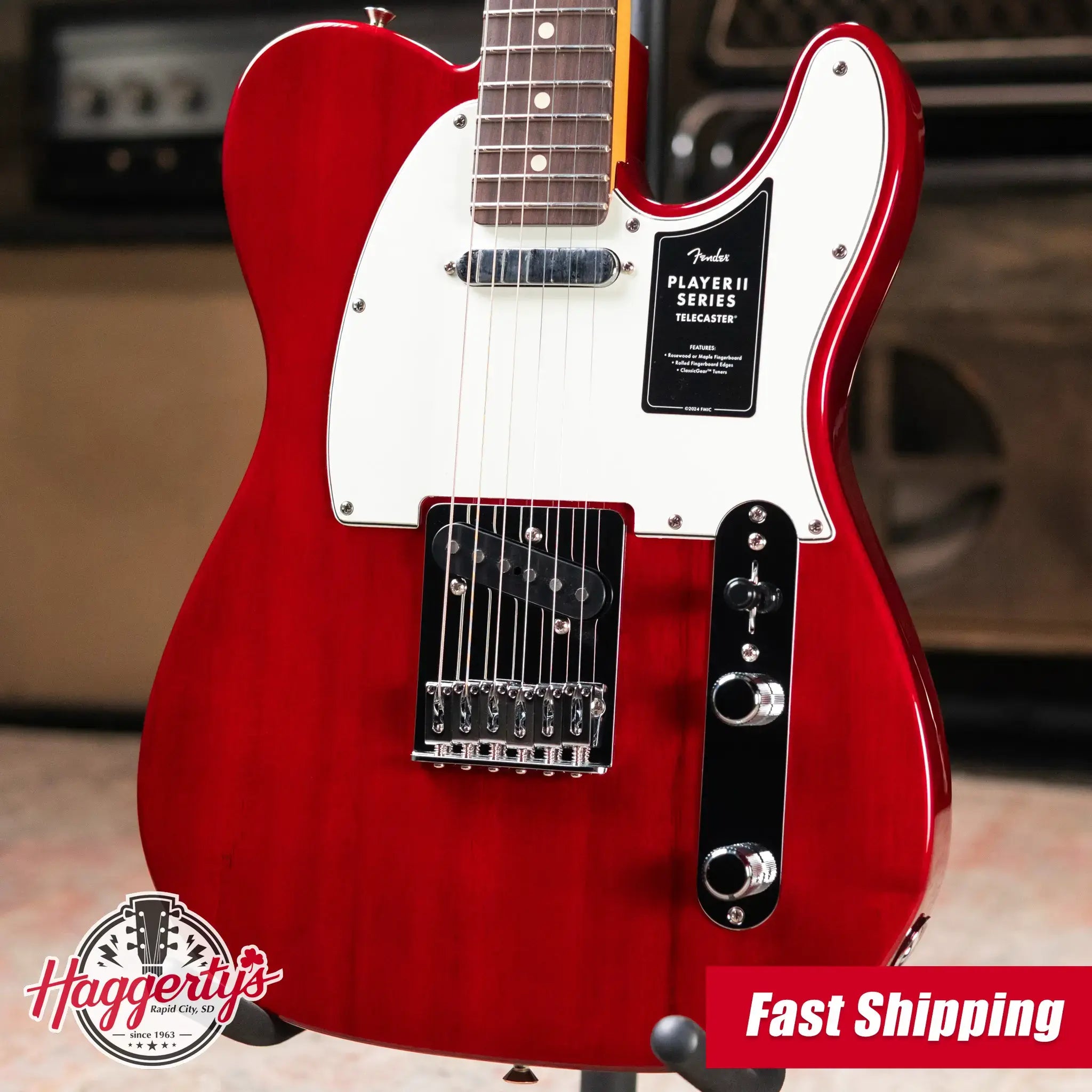 Fender Player II Telecaster Electric Guitar - Transparent Cherry
