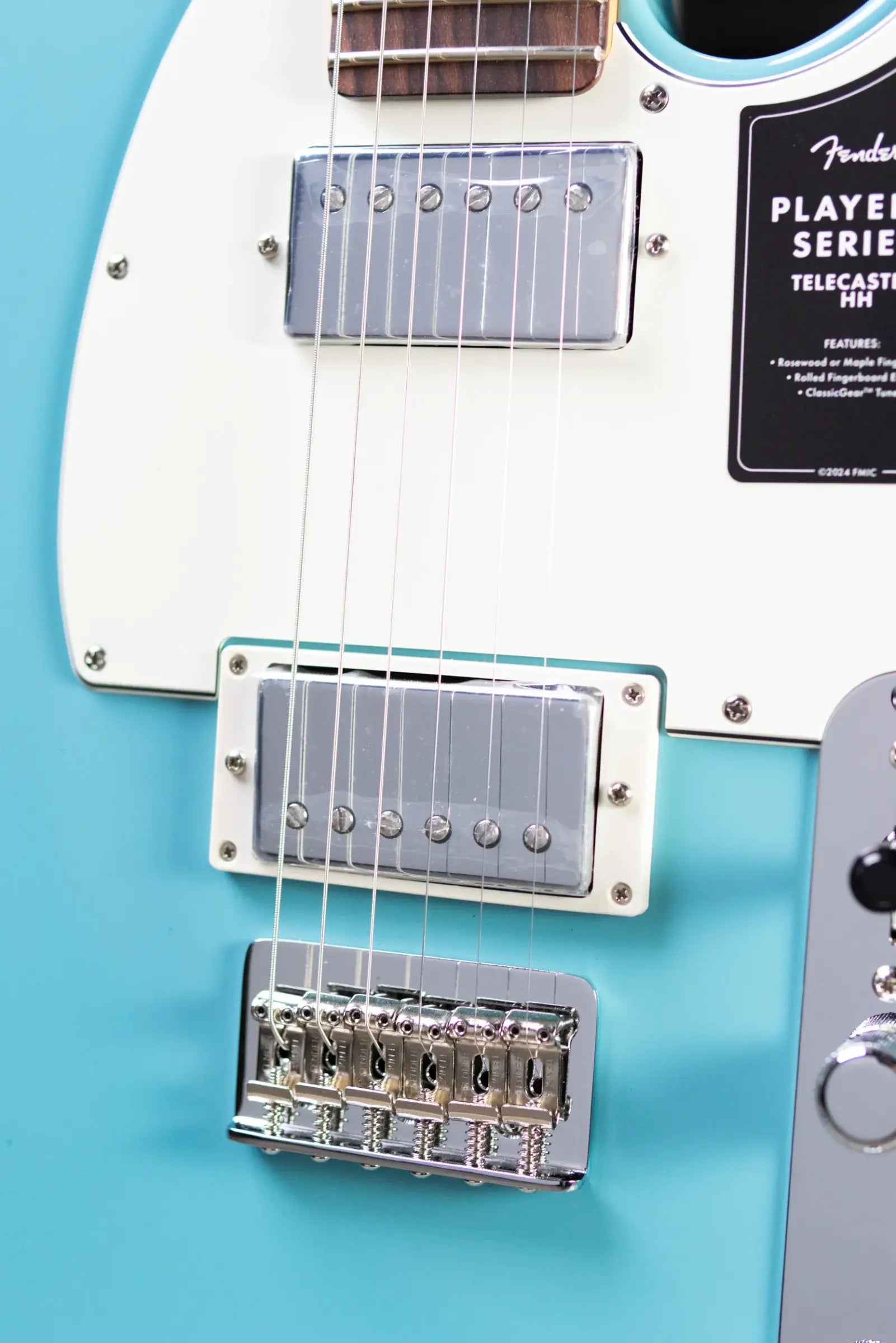 Fender Player II Telecaster HH Electric Guitar - Aquatone Blue