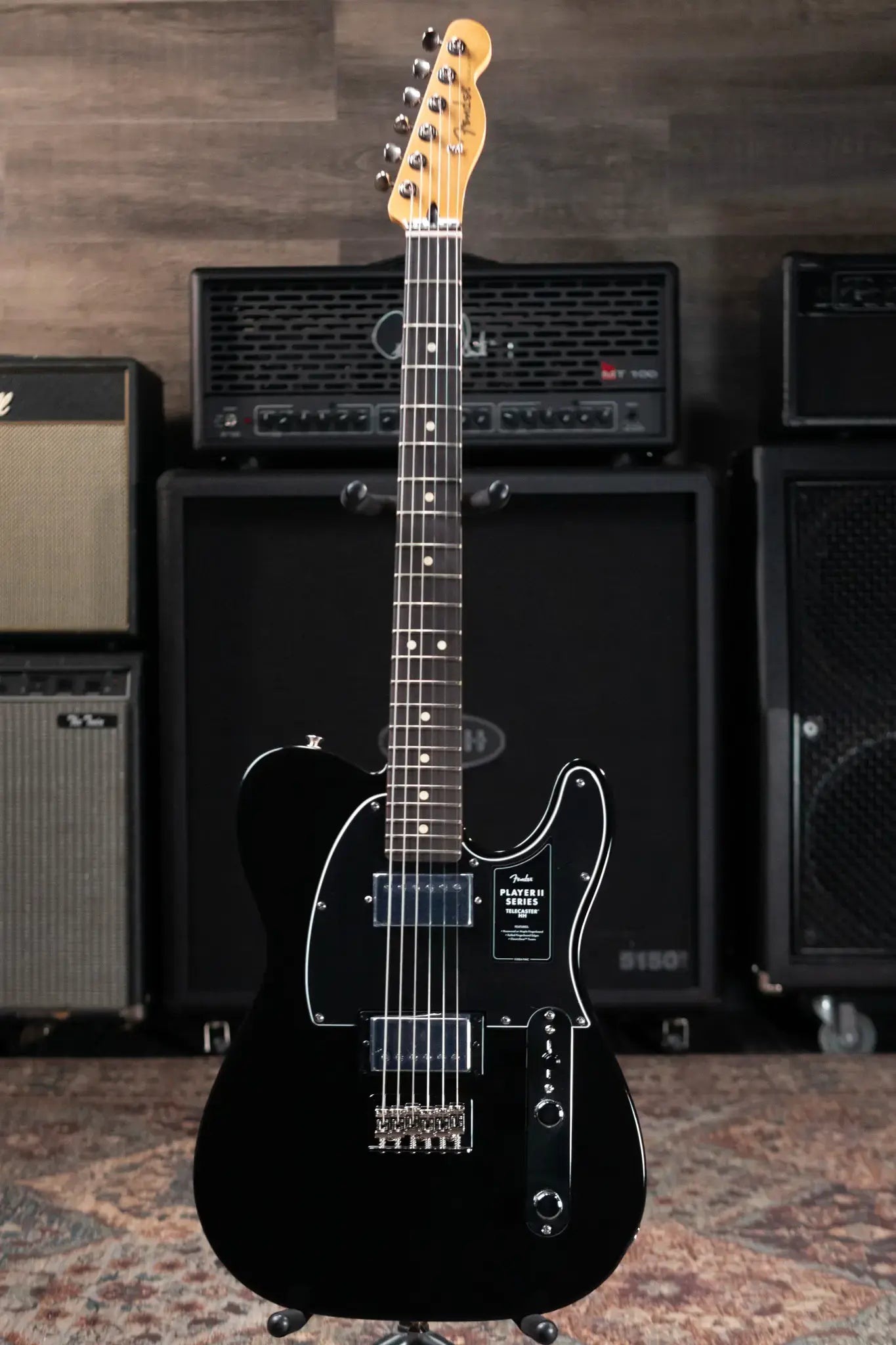 Fender Player II Telecaster HH Electric Guitar - Black