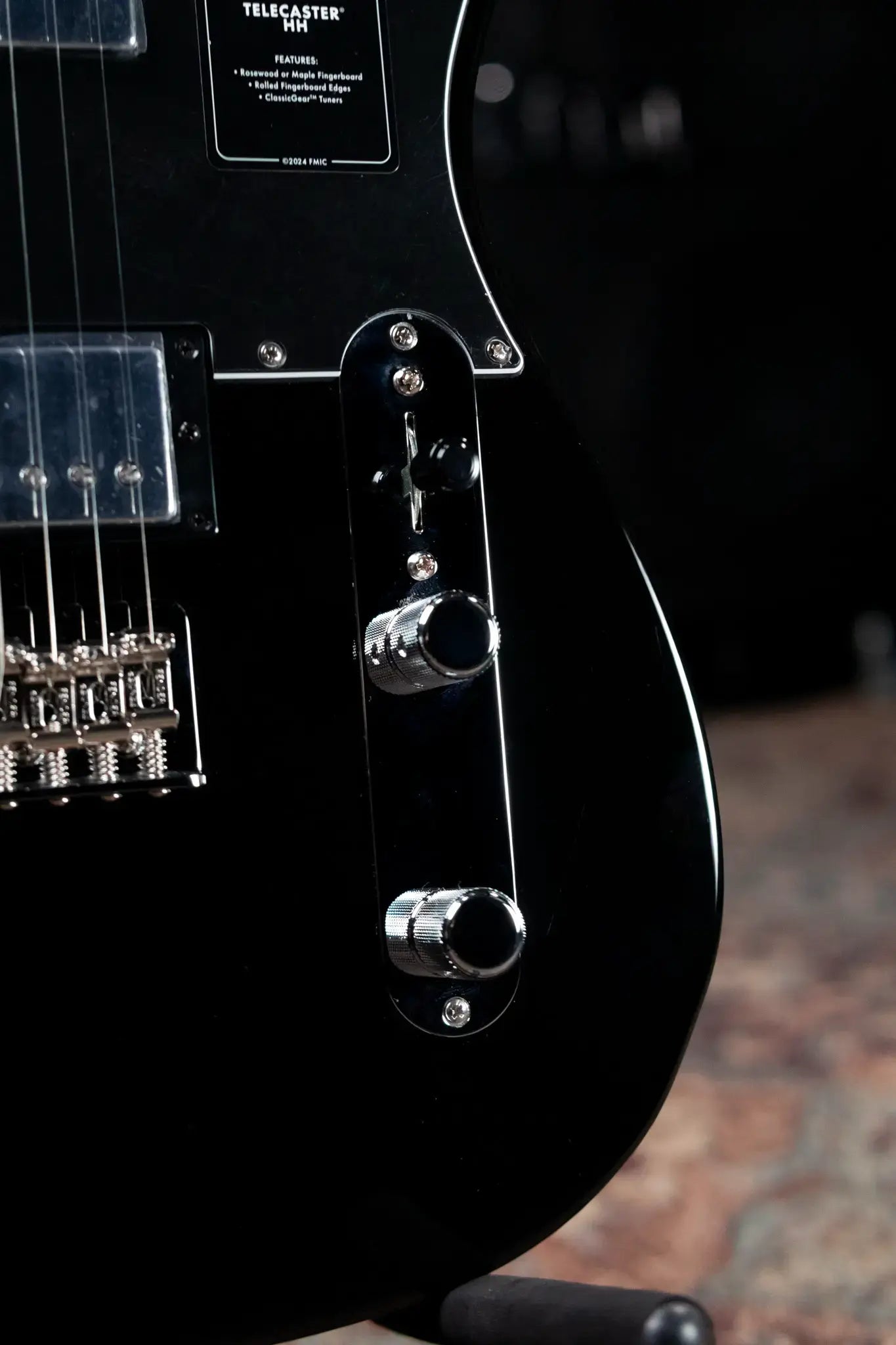 Fender Player II Telecaster HH Electric Guitar - Black