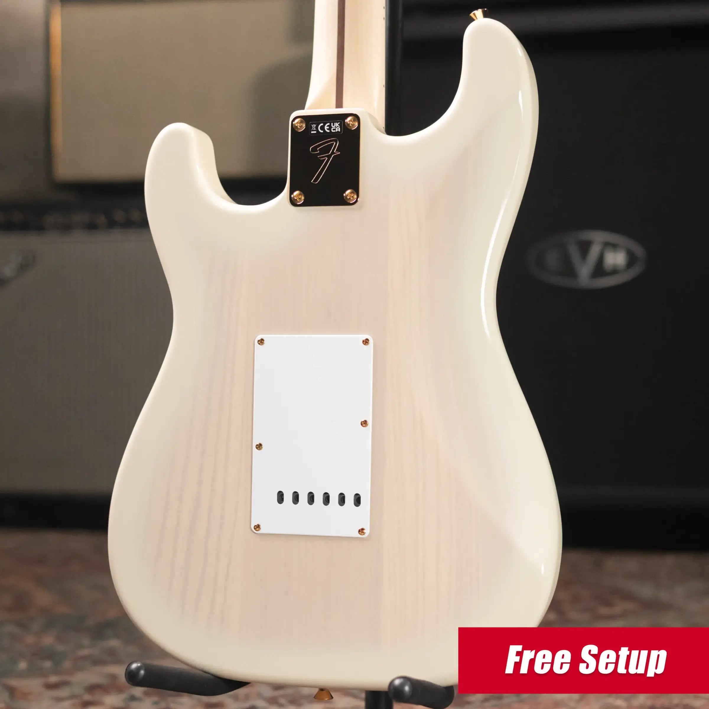 Fender Richie Kotzen Stratocaster Electric Guitar - Transparent White Burst with Gig Bag