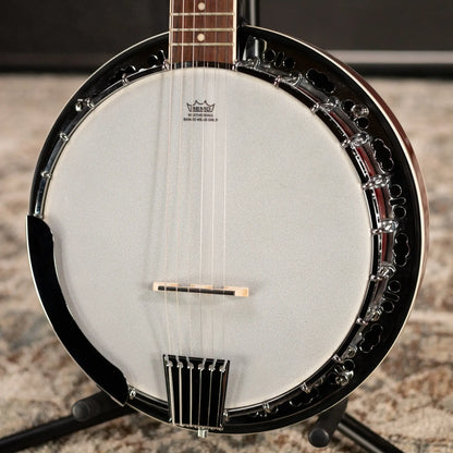 Fender Rustler 6-String Banjo with Hardshell Case - 3-Color Sunburst - Used