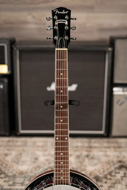 Fender Rustler 6-String Banjo with Hardshell Case - 3-Color Sunburst - Used