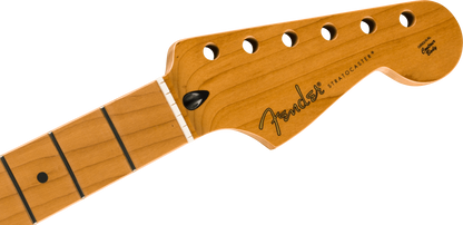 Fender Satin Roasted Maple Fat Stratocaster Neck, 22 Medium Jumbo Frets, 9.5", U Shape