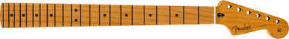 Fender Satin Roasted Maple Fat Stratocaster Neck, 22 Medium Jumbo Frets, 9.5", U Shape