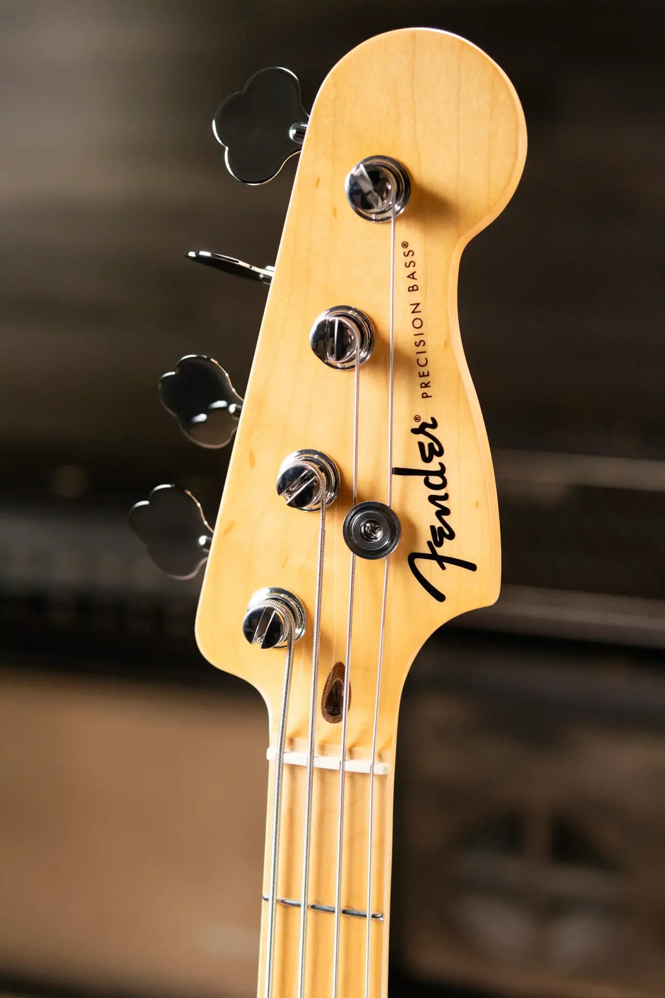 Fender Standard Precision Bass, Maple Fingerboard, White Pickguard - Candy Cola
