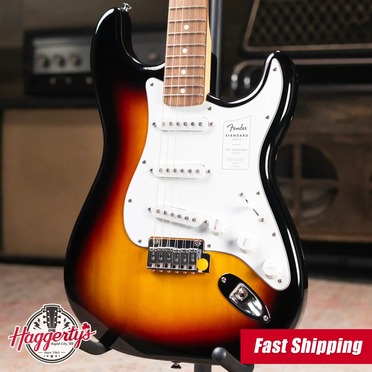 Fender Standard Stratocaster Electric Guitar - 3-Color Sunburst - Demo