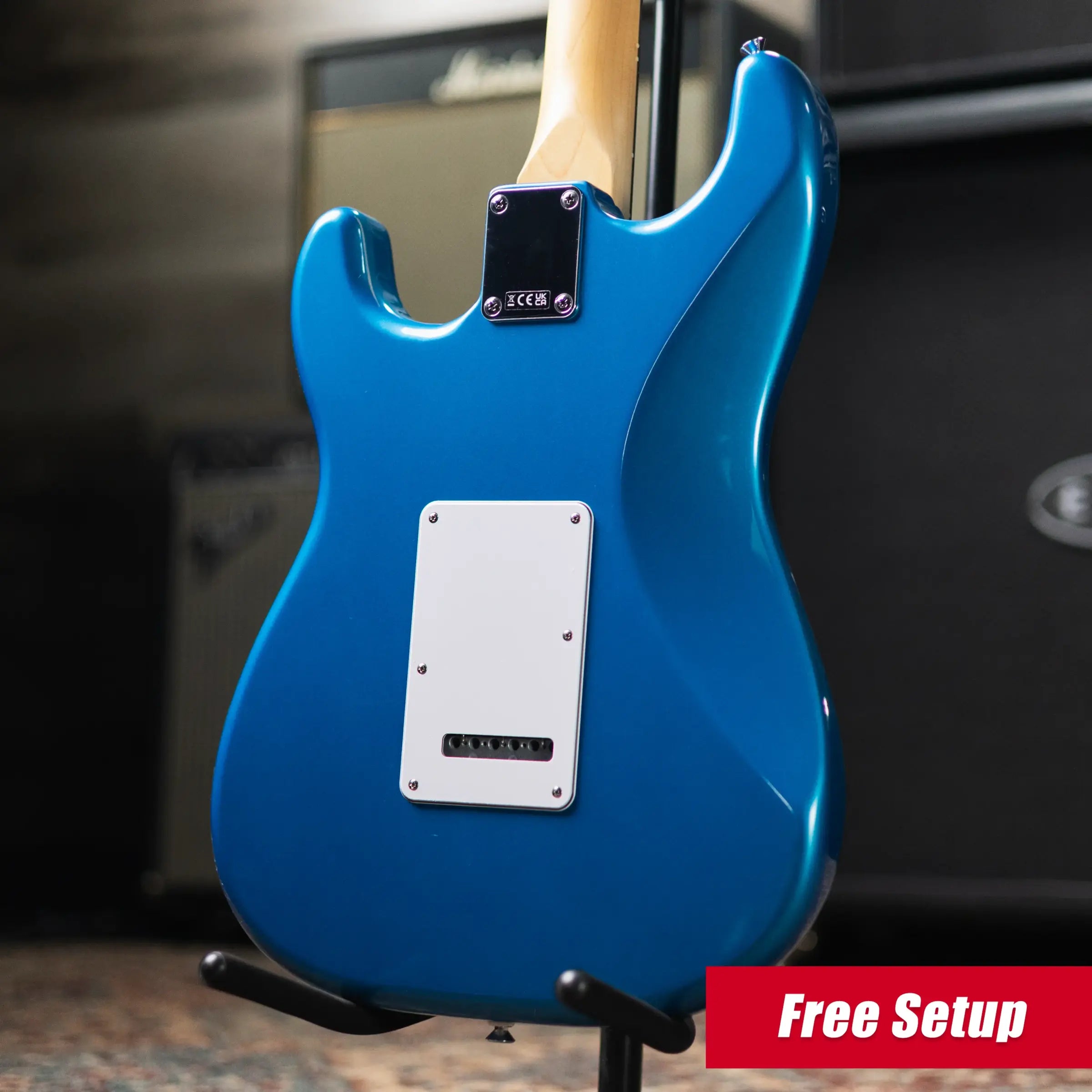 Fender Standard Stratocaster Electric Guitar - Aqua Marine Metallic