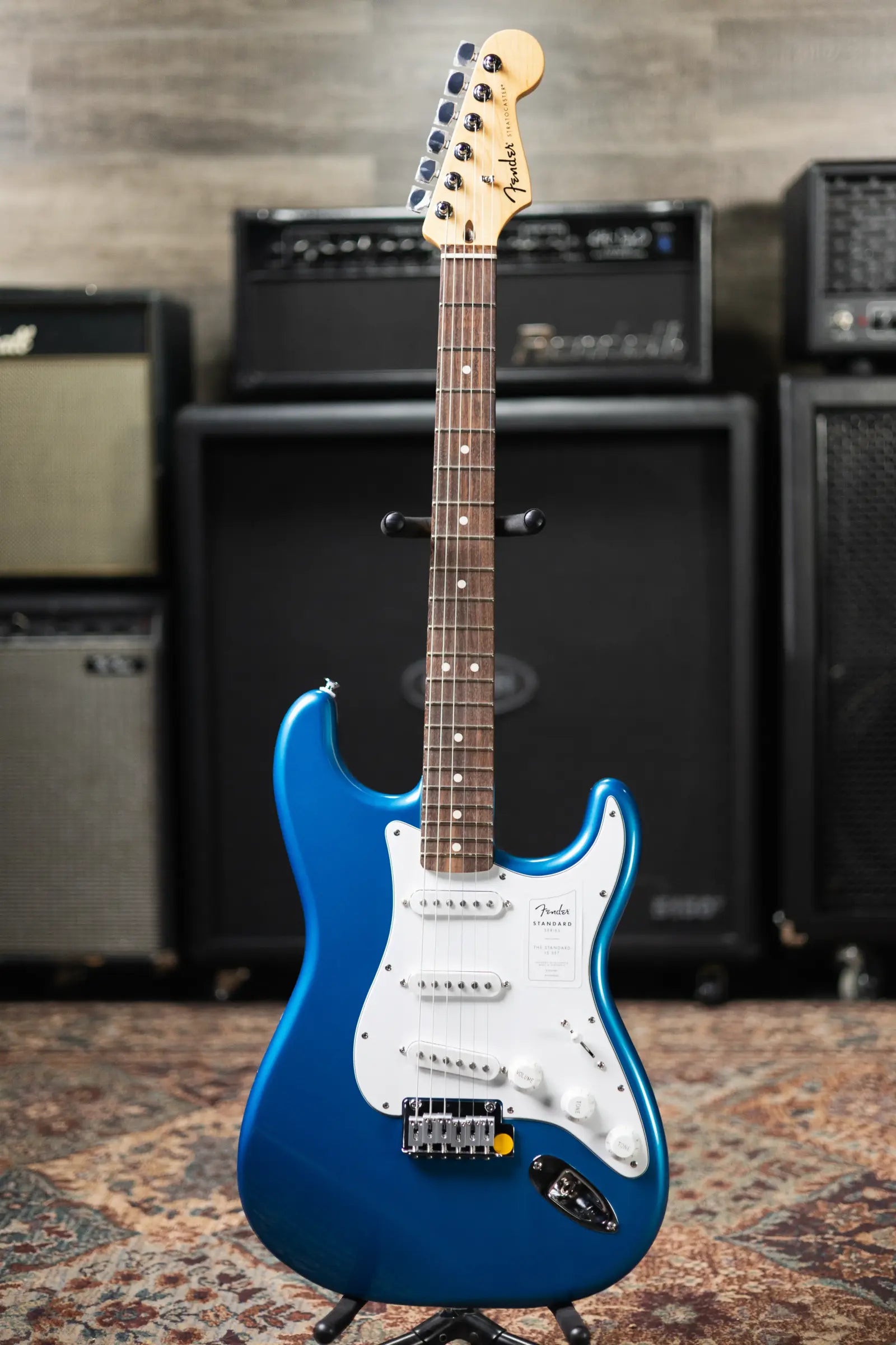 Fender Standard Stratocaster Electric Guitar - Aqua Marine Metallic