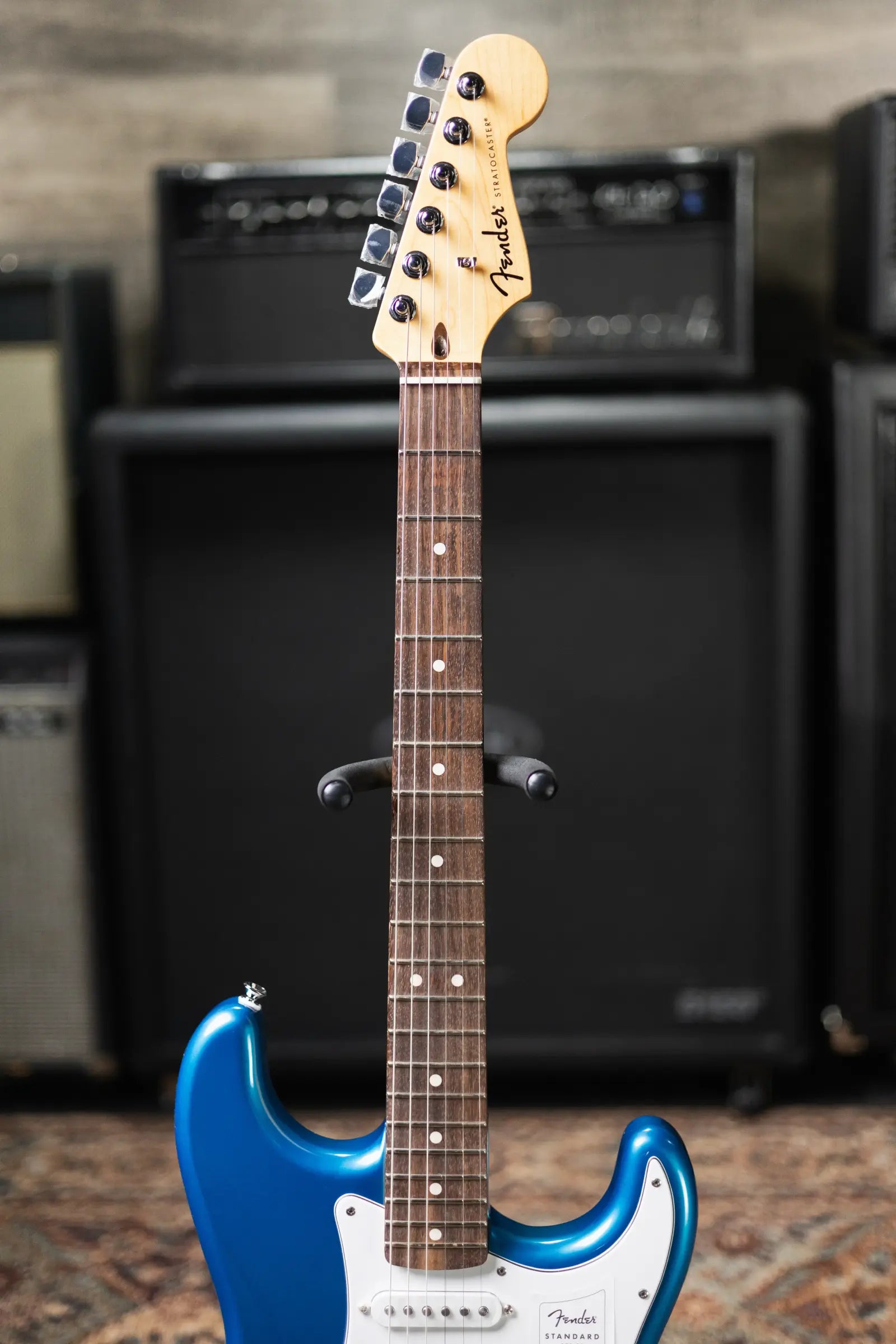 Fender Standard Stratocaster Electric Guitar - Aqua Marine Metallic