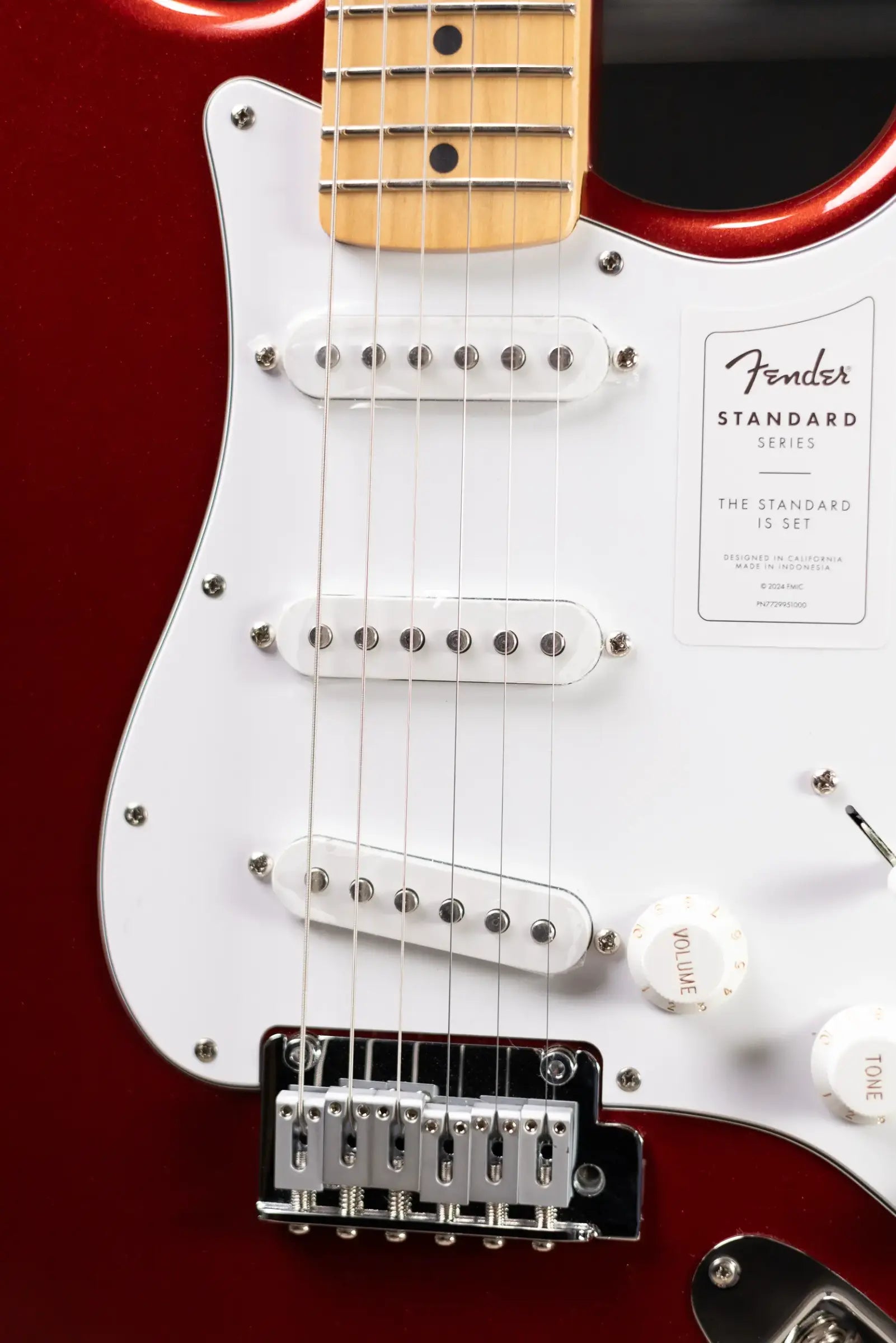 Fender Standard Stratocaster Electric Guitar - Candy Cola