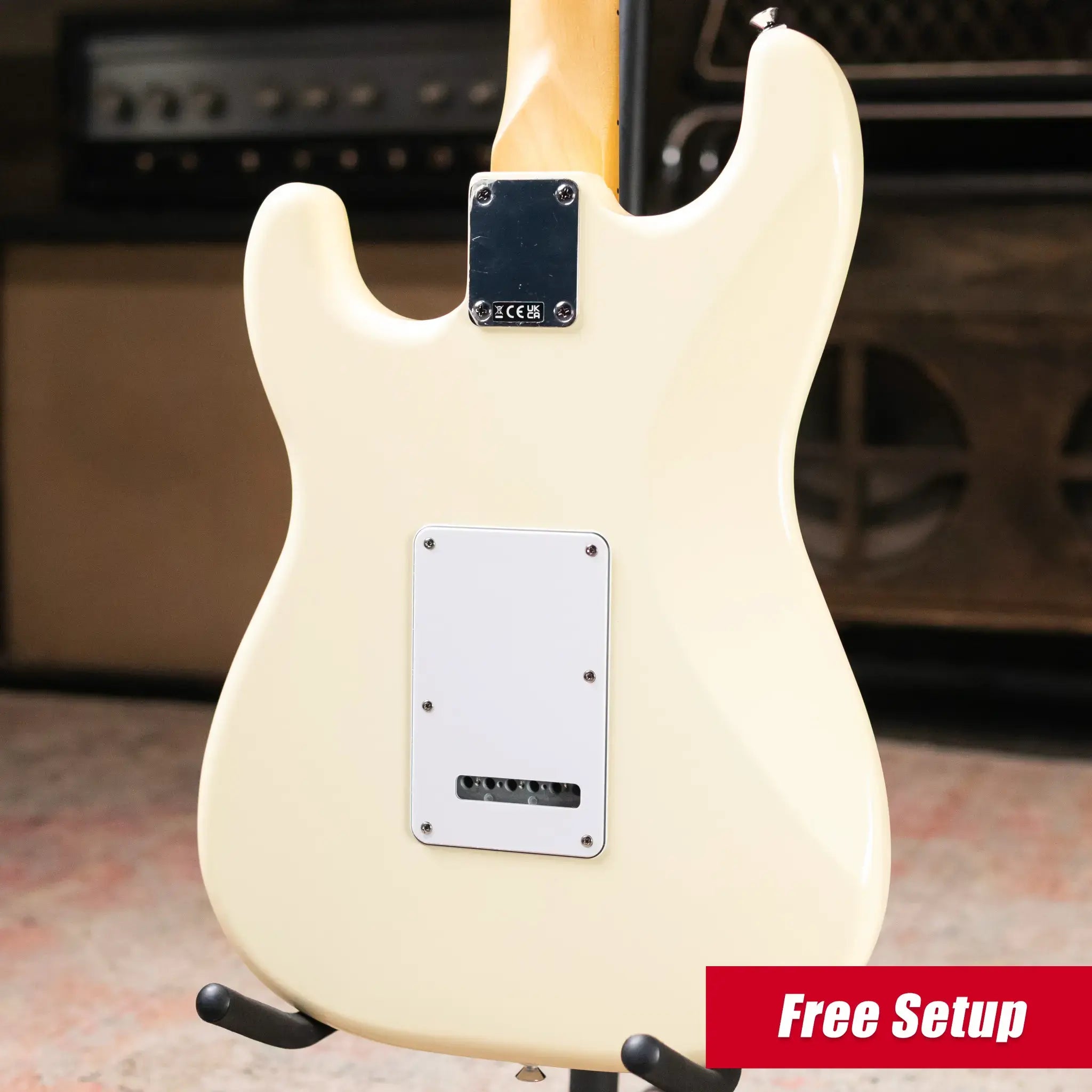 Fender Standard Stratocaster Electric Guitar - Olympic White
