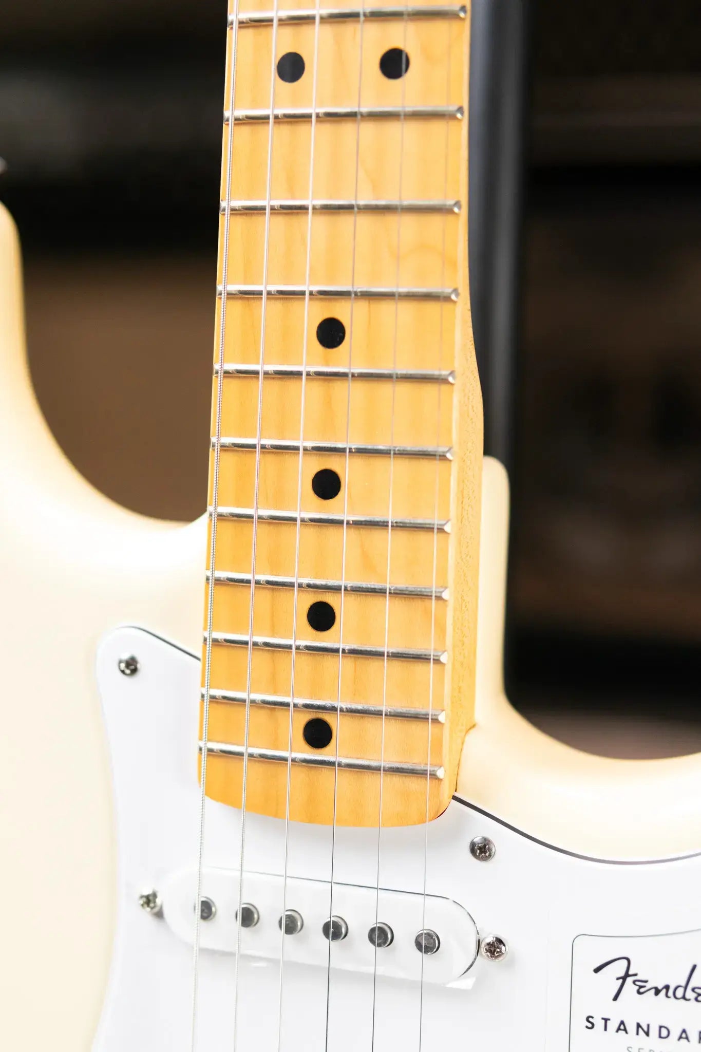 Fender Standard Stratocaster Electric Guitar - Olympic White
