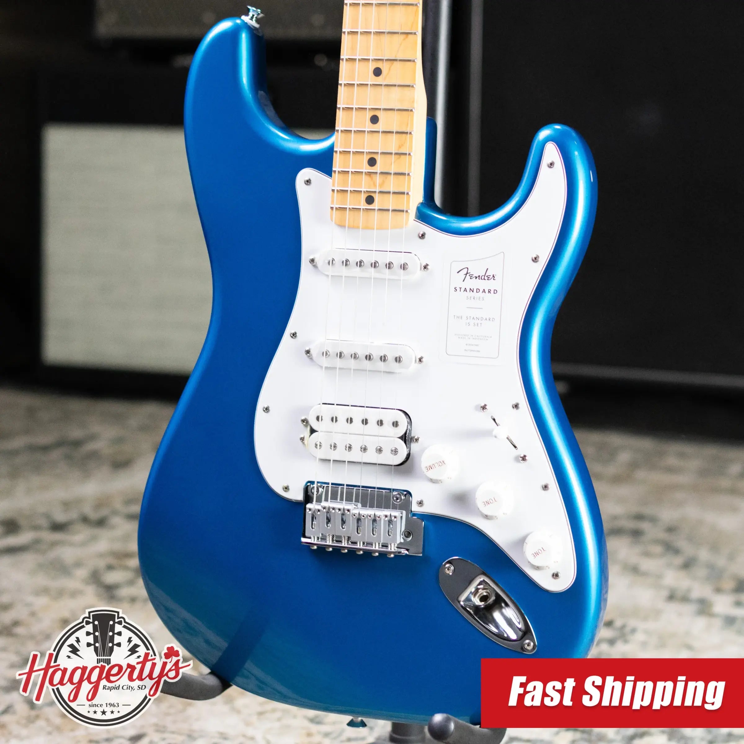 Fender Standard Stratocaster HSS Electric Guitar - Aqua Marine