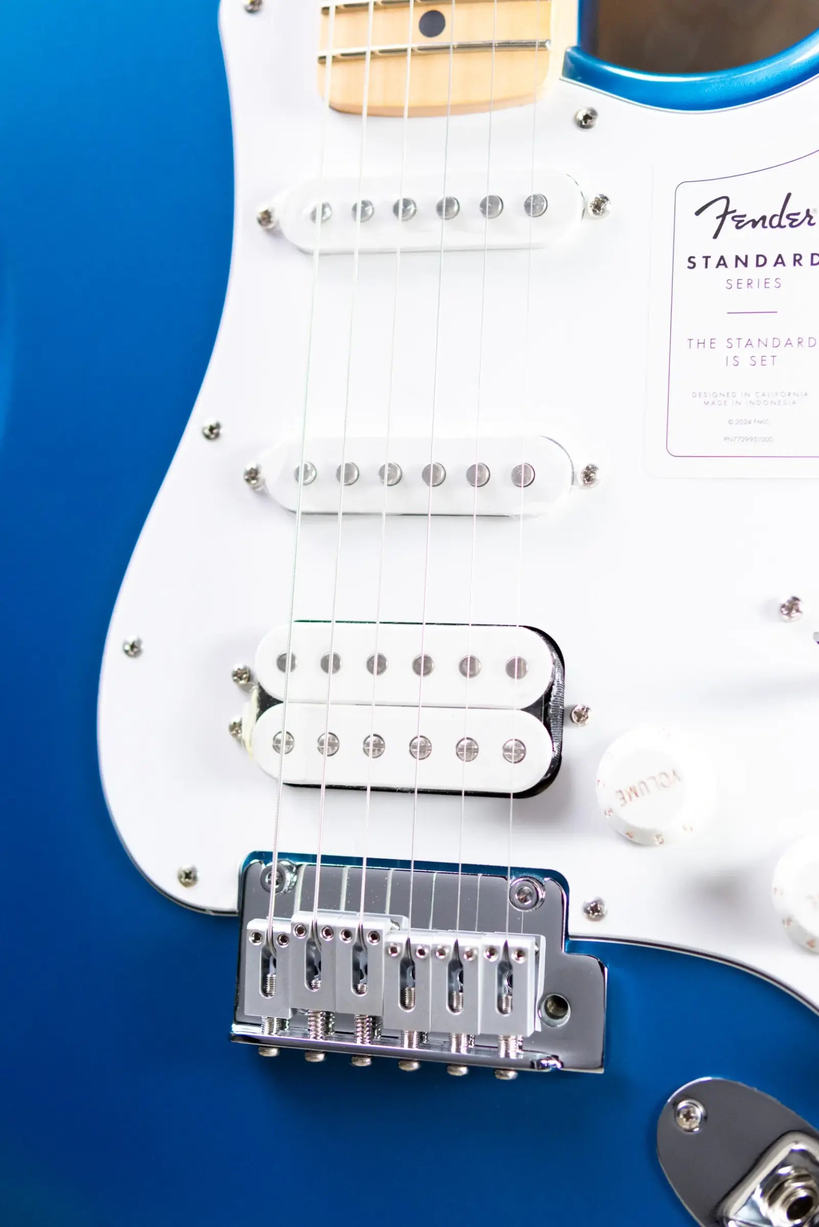 Fender Standard Stratocaster HSS Electric Guitar - Aqua Marine