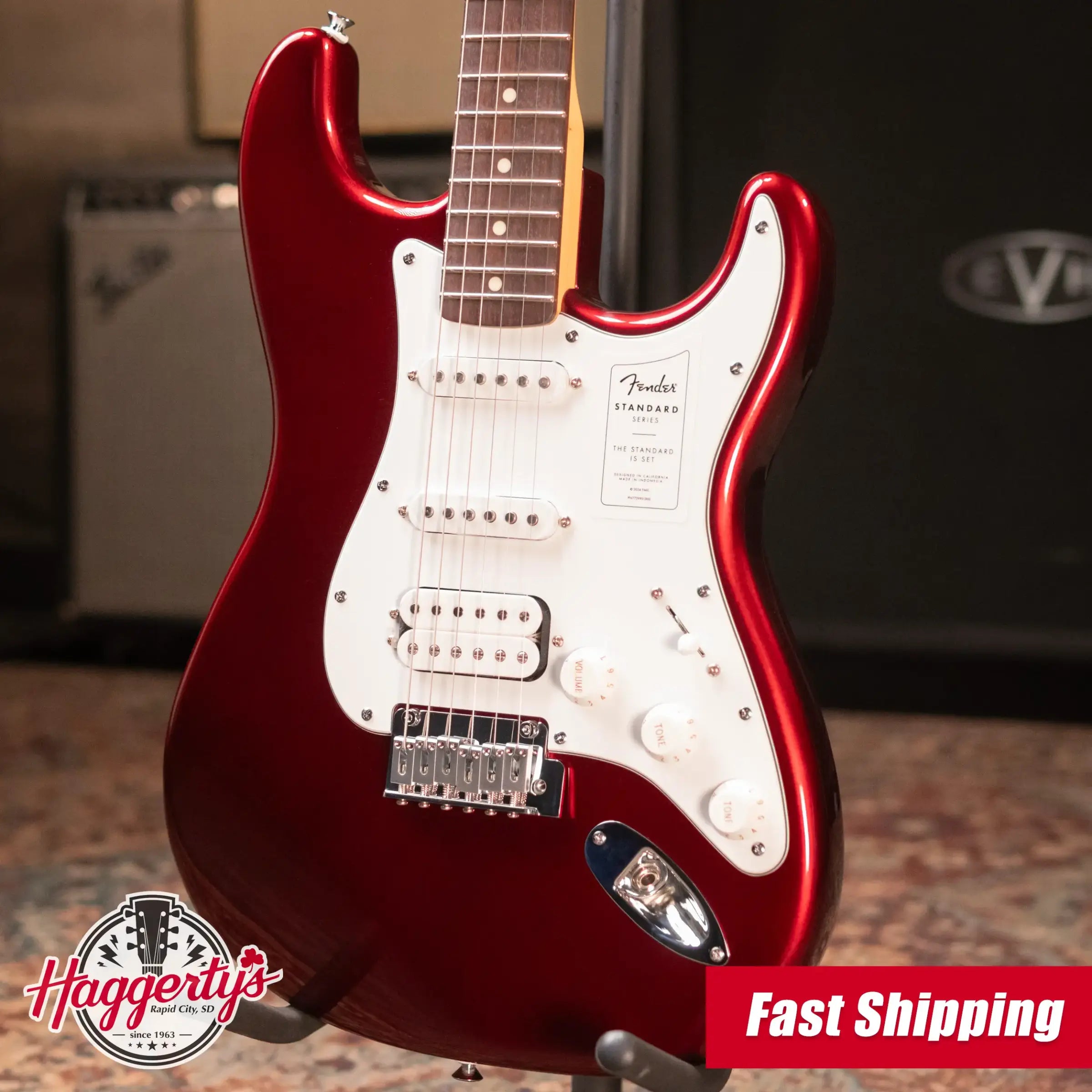 Fender Standard Stratocaster HSS Electric Guitar - Candy Cola