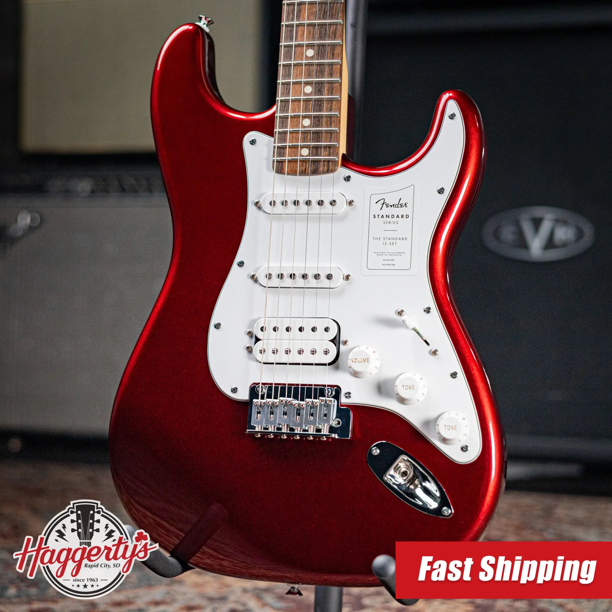 Fender Standard Stratocaster HSS Electric Guitar - Candy Cola
