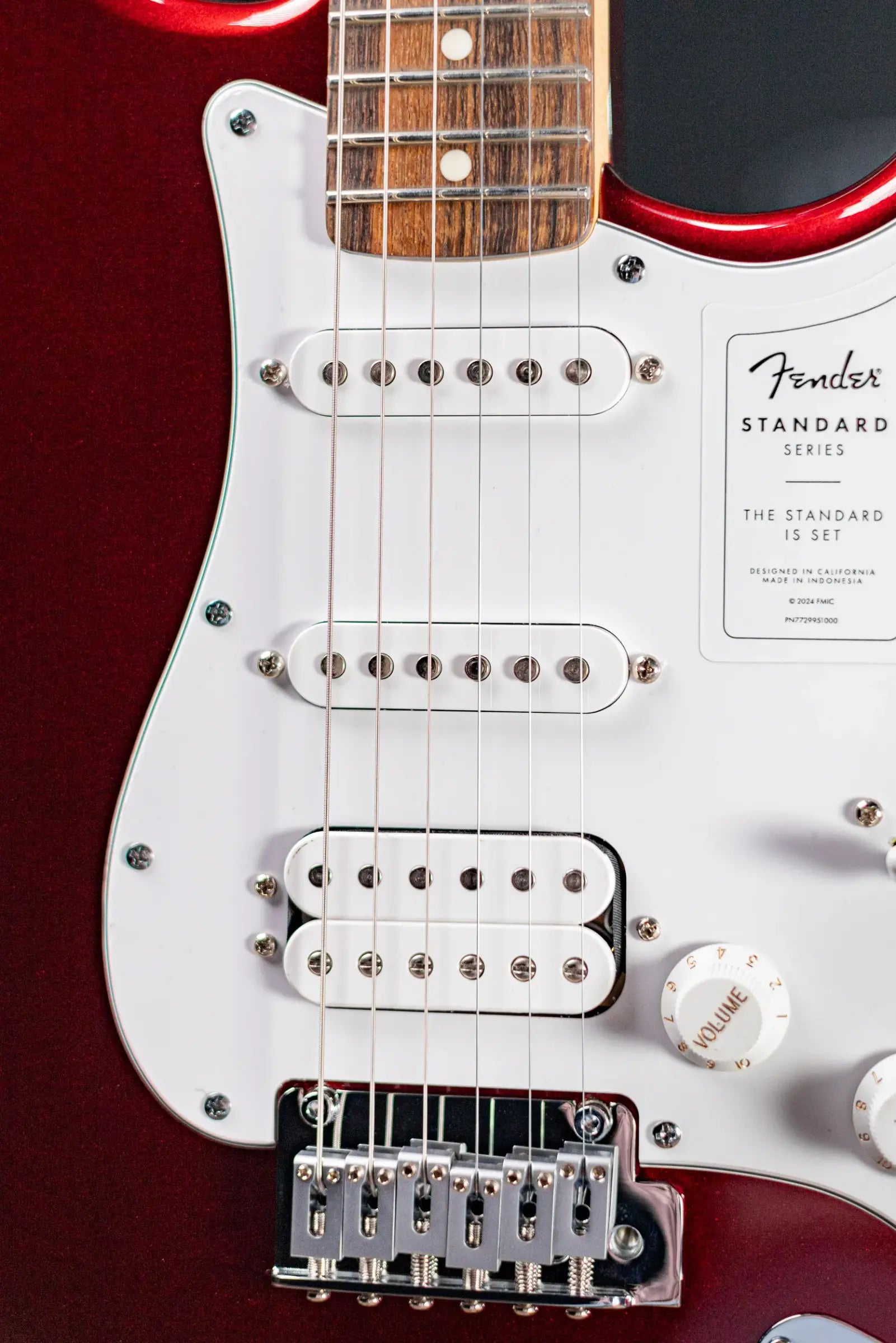 Fender Standard Stratocaster HSS Electric Guitar - Candy Cola