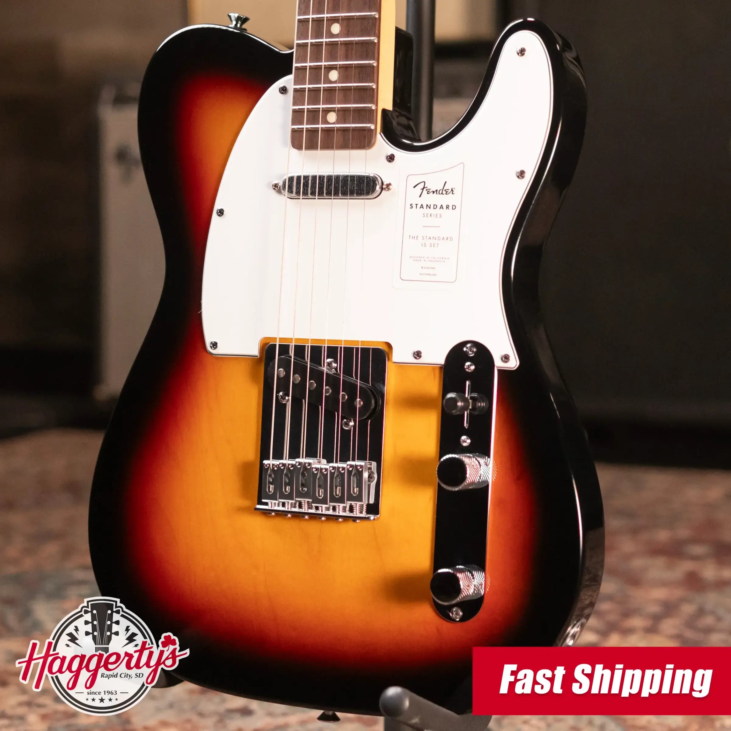 Fender Standard Telecaster Electric Guitar - 3-Color Sunburst