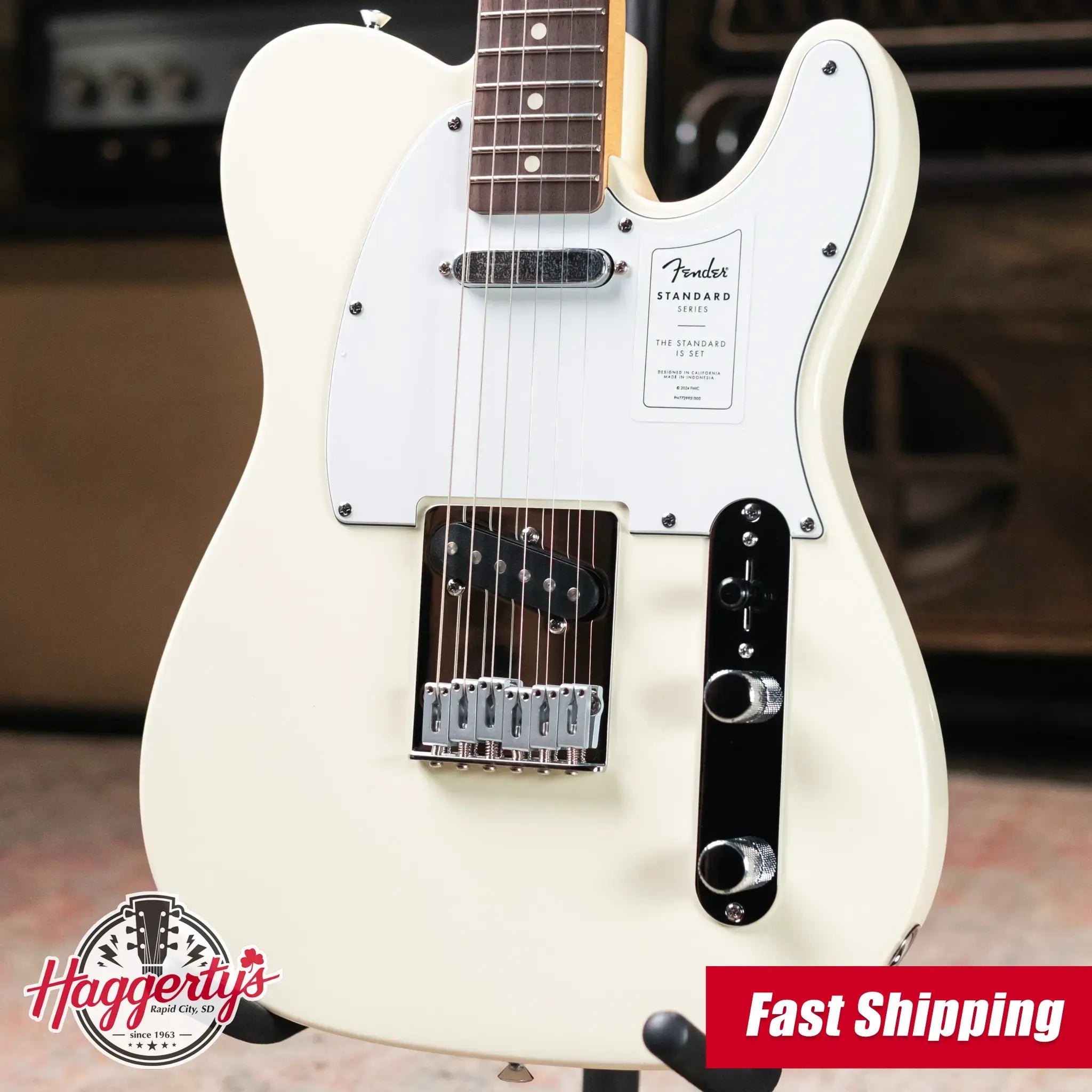 Fender Standard Telecaster Electric Guitar - Olympic White