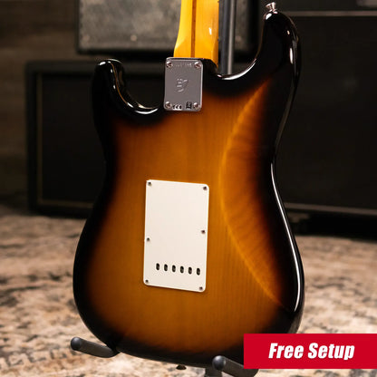 Fender Stories Collection Eric Johnson 1954 Virginia Stratocaster Electric Guitar - 2-Color Sunburst with Hardshell Case - Used