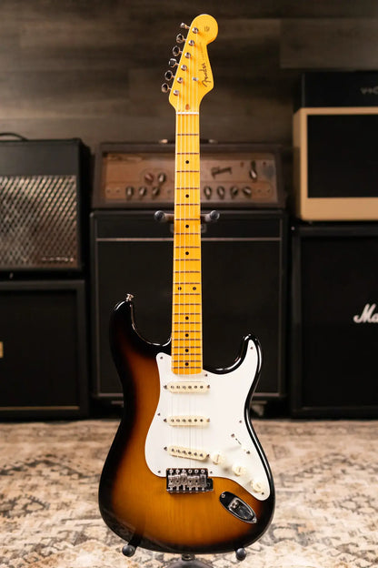 Fender Stories Collection Eric Johnson 1954 Virginia Stratocaster Electric Guitar - 2-Color Sunburst with Hardshell Case - Used