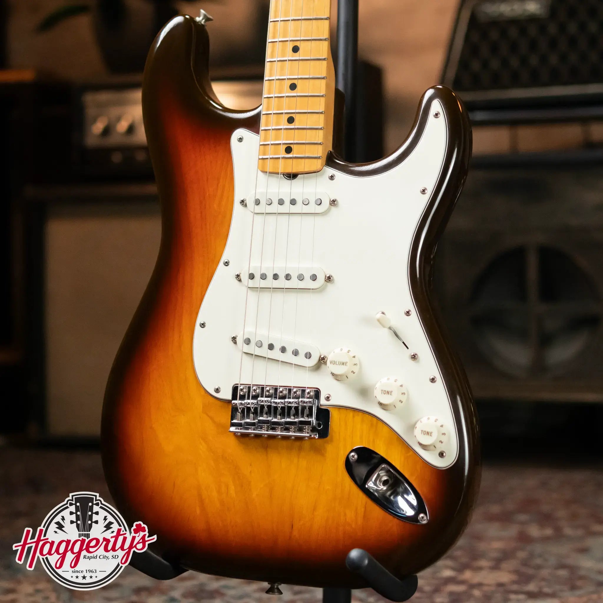 Fender 1982 Dan Smith Stratocaster - Three-Tone Sunburst with Original Hardshell Case & Original Hang Tags