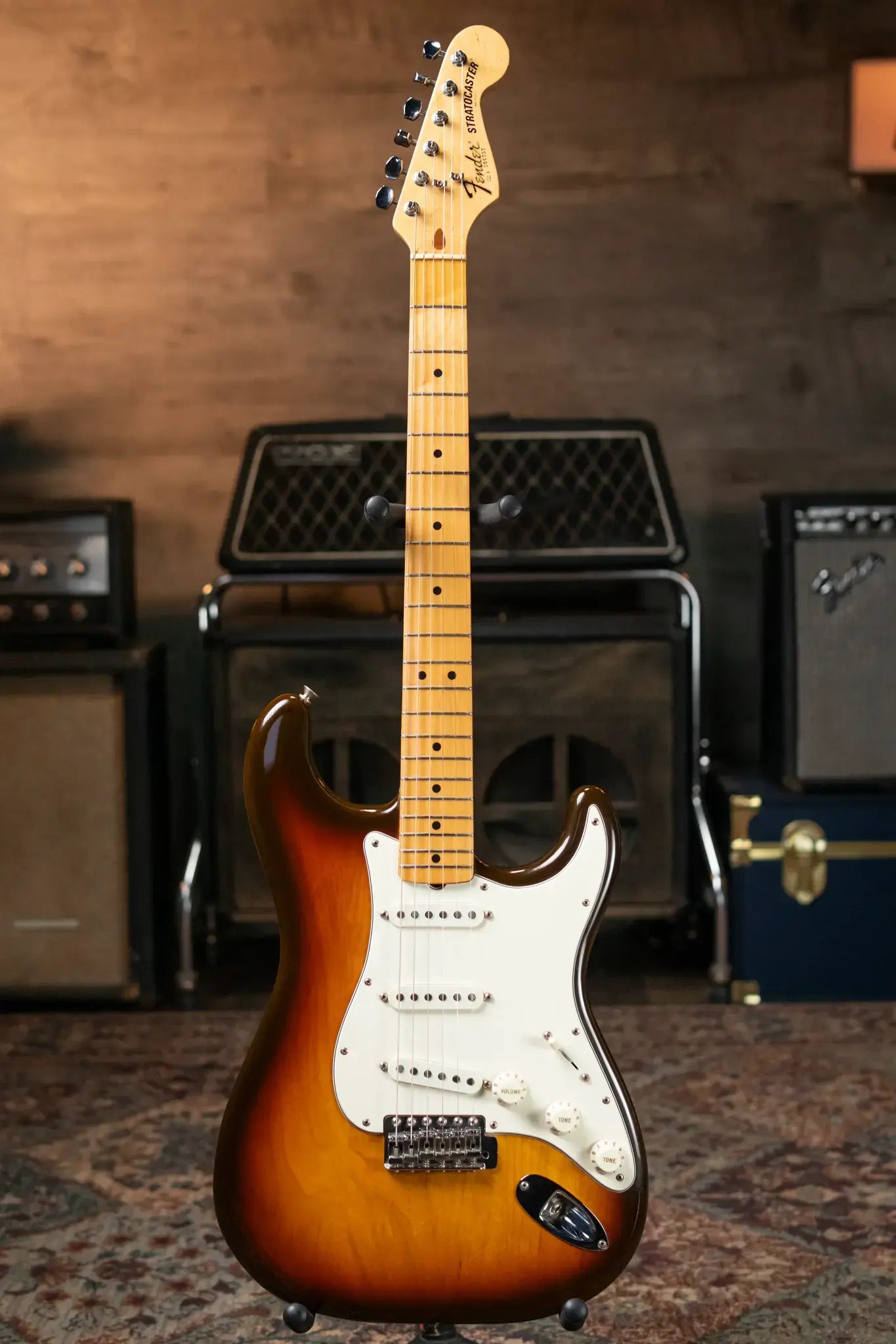 Fender 1982 Dan Smith Stratocaster - Three-Tone Sunburst with Original Hardshell Case & Original Hang Tags