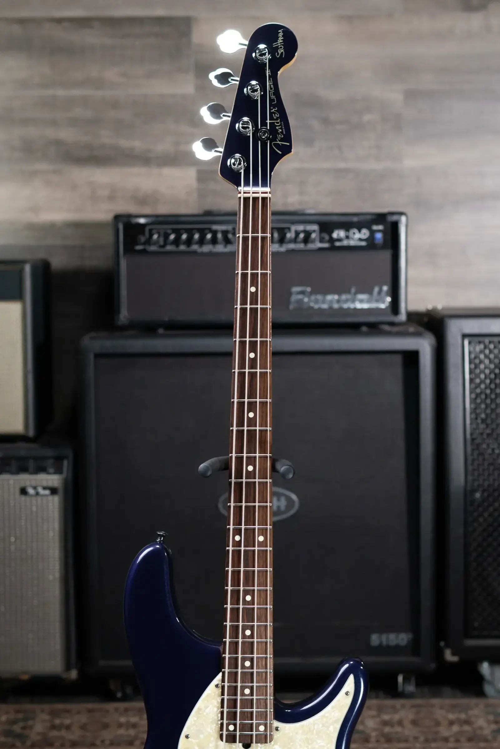 Fender Stu Hamm Signature Urge II Bass - Midnight Blue Metallic with Hardshell Case - Used