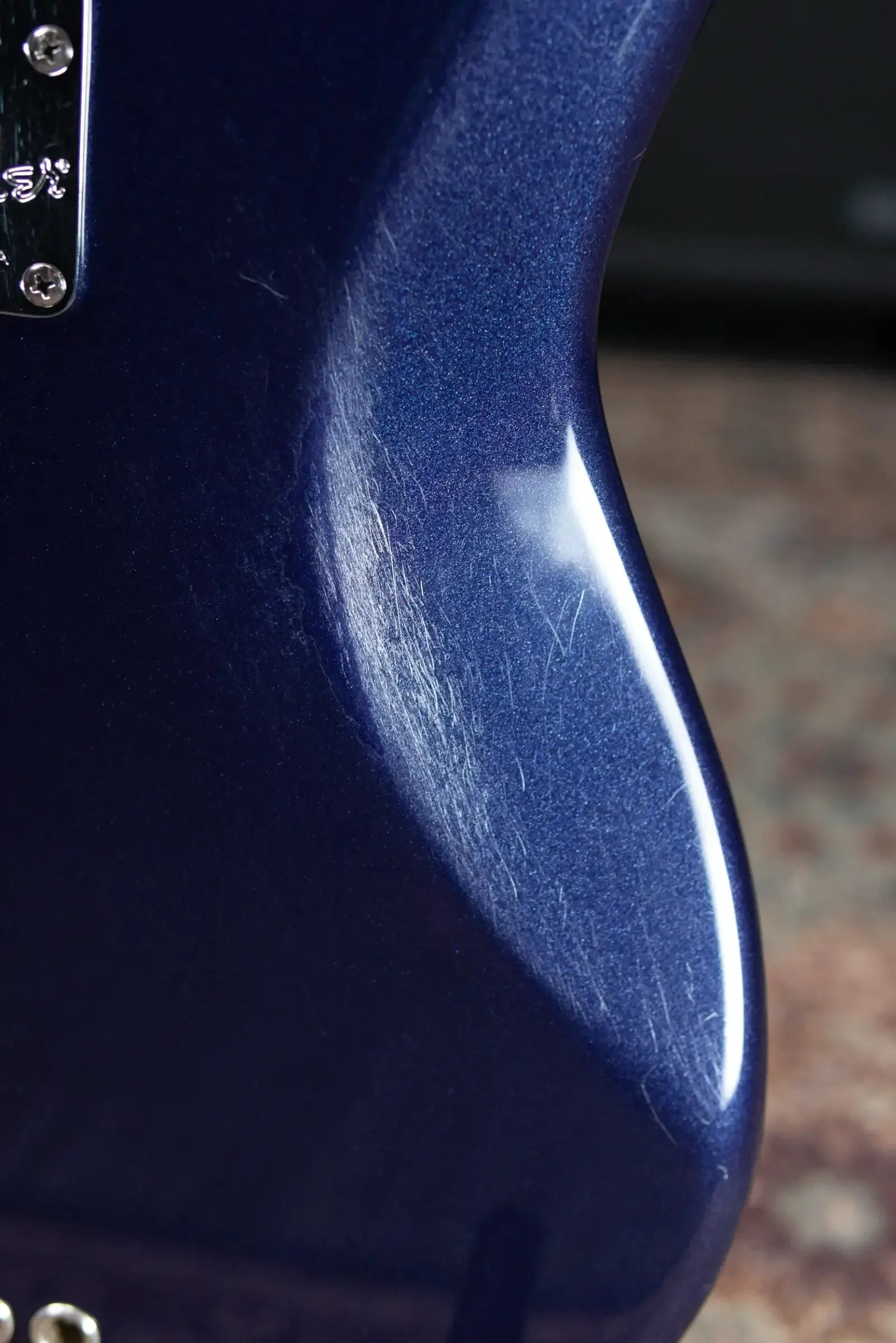 Fender Stu Hamm Signature Urge II Bass - Midnight Blue Metallic with Hardshell Case - Used