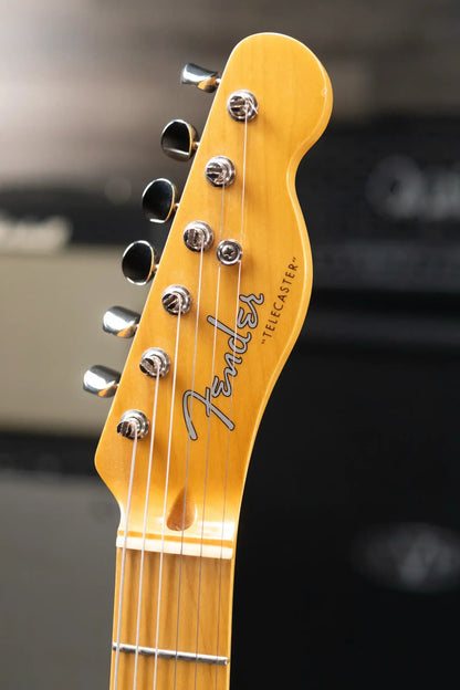 Fender Telecaster Black with MIJ Neck, Upgraded TV Jones Pickups, and Hardshell Case - Used