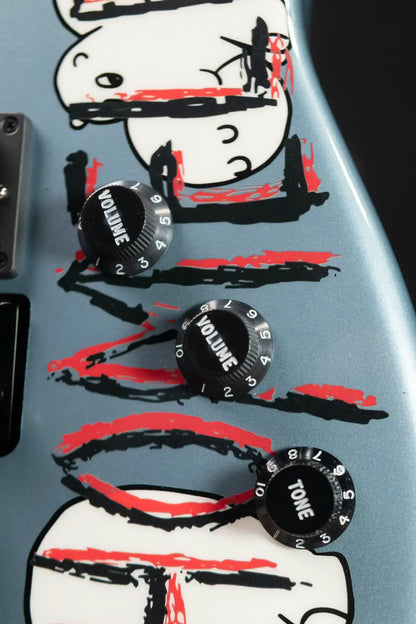 Fender Tom Morello's "Arm the Homeless" Electric Guitar - Blue Ice Metallic with Hardshell Case