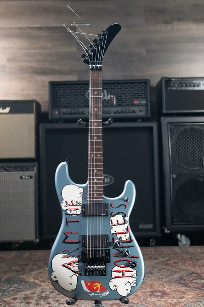 Fender Tom Morello's "Arm the Homeless" Electric Guitar - Blue Ice Metallic with Hardshell Case